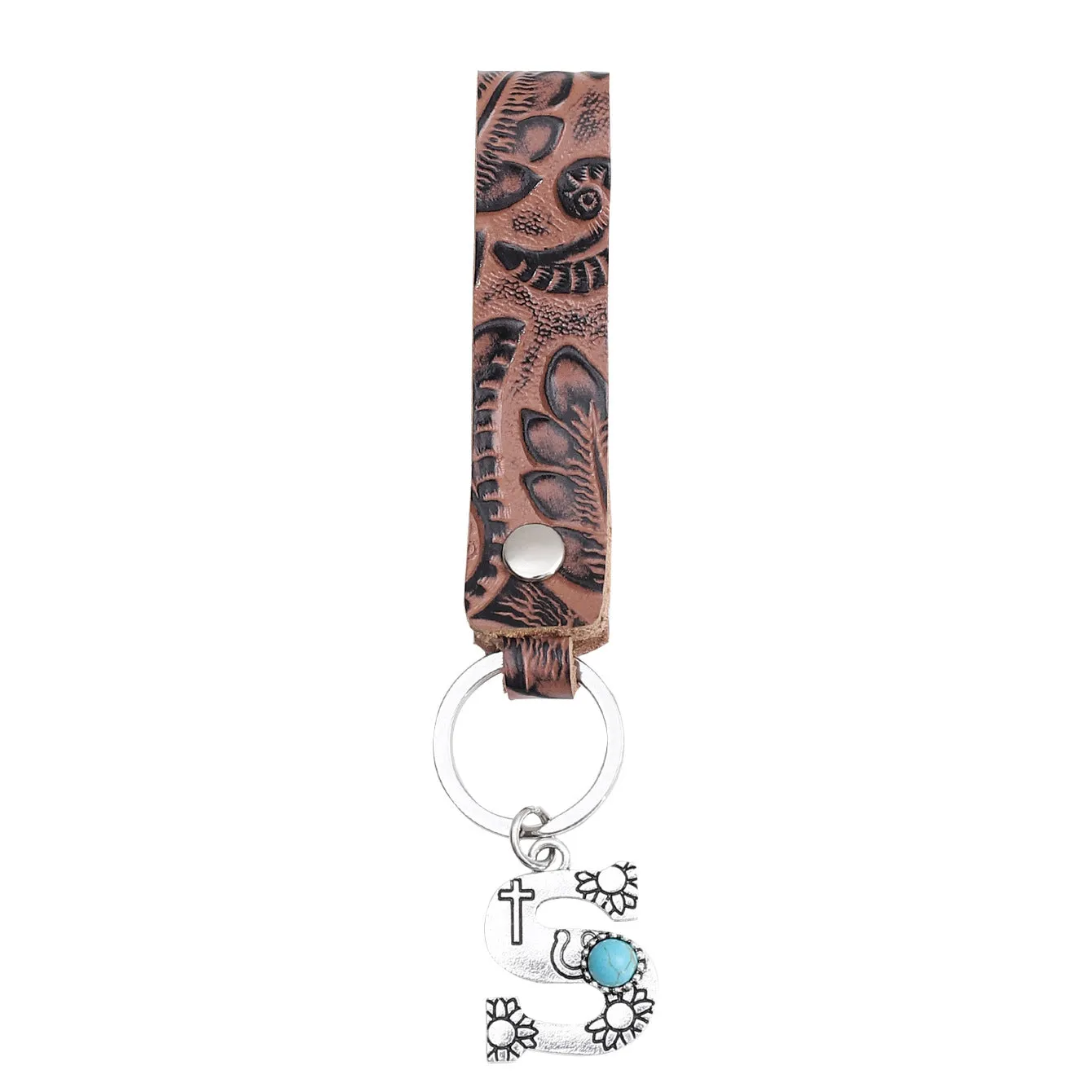Wholesale Leather Pattern Keychains