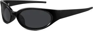WOWSUN Retro Y2K Wrap Around Sunglasses for Women Trendy Polarized Sporty Shades UV Protection
