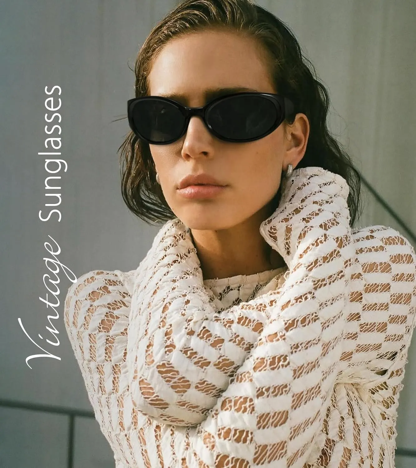WOWSUN Retro Y2K Wrap Around Sunglasses for Women Trendy Polarized Sporty Shades UV Protection